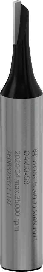 ดอกเราเตอร์ตรง Bosch PRO หนึ่งร่อง 4x8 มม.