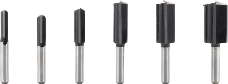 ดอกเร้าเตอร์ PRO ชุดตรง ก้าน 1/4 นิ้ว 6 ชิ้น ชุดดอกกัดตรง Bosch PRO Router Bit แกน 1/4 นิ้ว จำนวน 6 ชิ้น.