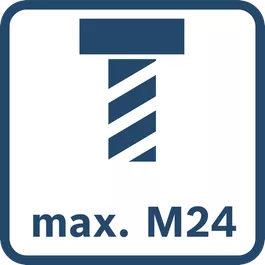 ขนาดโบลท์สูงสุด M24