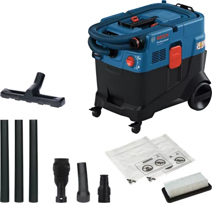 GAS 400 A Bosch GAS 400 เครื่องดูดฝุ่นอเนกประสงค์พร้อมอุปกรณ์เสริม