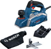 เครื่องไสไม้ Bosch GHO 16-82 พร้อมถุงเก็บฝุ่นและอุปกรณ์เสริม.