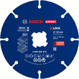 ใบตัด Bosch EXPERT Carbide Multi Wheel X-LOCK 125 มม.