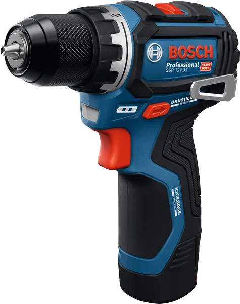 สว่านไขควงไร้สาย Bosch GSR 12V-32 พร้อมมอเตอร์ไร้แปรงถ่าน.