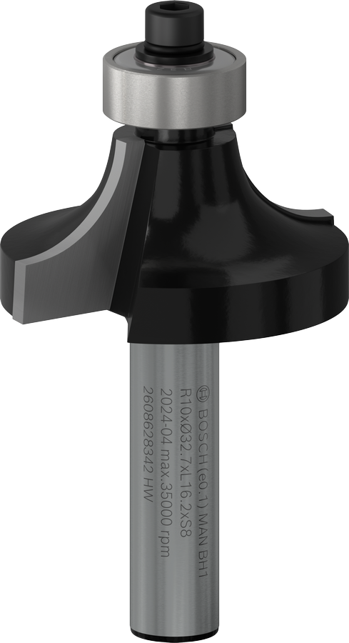 ดอกเราเตอร์ Bosch PRO ปัดเศษด้าม R10 ขนาด 8 มม.