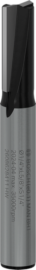 ดอกเร้าเตอร์ตรง PRO สองร่อง ดอกเราเตอร์ Bosch PRO แบบตรง 2 ร่อง แกน 1/4 นิ้ว.