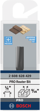 ดอกเราเตอร์ Bosch PRO 5/16″ สองร่อง.