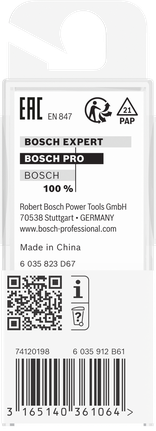 ดอกกัด Bosch PRO 3/8″ แบบเรียบ.