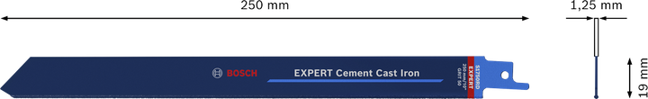 EXPERT Cement Cast Iron S1750RD ใบเลื่อย Bosch EXPERT Cement Cast Iron S 1750 RD 250มม.