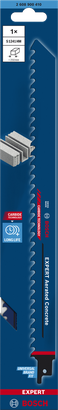 ใบเลื่อย EXPERT Aerated Concrete S1241HM ใบเลื่อยตัดคอนกรีตมวลเบา Bosch EXPERT Aerated Concrete S 1241 HM.