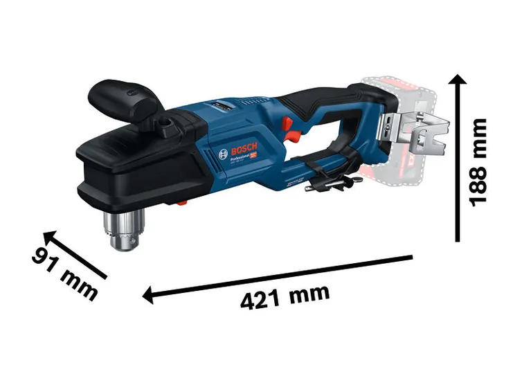 สว่านกระแทกไร้สาย Bosch GRD 18V-127 พร้อมขนาด.