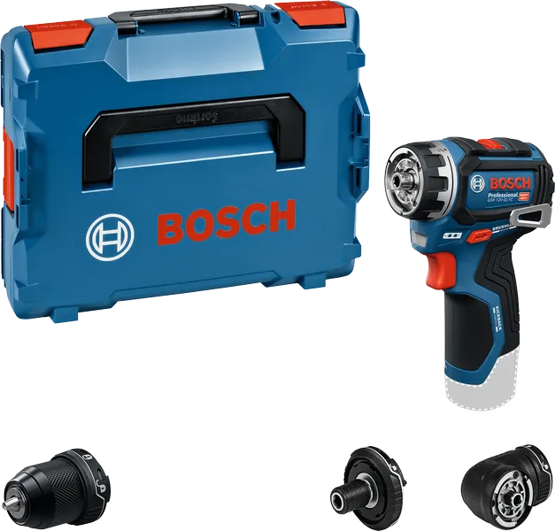 ชุดสว่าน Bosch GSR 12V-35 FC พร้อมอุปกรณ์เสริม 4 ชิ้น.