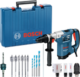 ชุดสว่านโรตารี่ Bosch GBH 4-32 DFR พร้อมอุปกรณ์เสริม.
