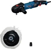 เครื่องขัด Bosch GPO 14-180 พร้อมแผ่นขัดและอะแดปเตอร์แกนขัด.