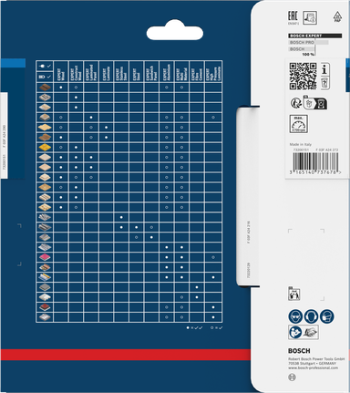 ใบเลื่อยวงเดือนเหล็ก Bosch EXPERT 160 x 2/1.6 x 20 มม. บรรจุภัณฑ์ T30.