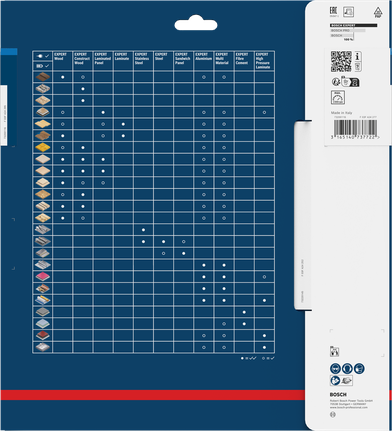 ใบเลื่อยวงเดือนเหล็ก Bosch Expert 254 x 2.6/2.2 x 25.4 มม. บรรจุภัณฑ์ T60.