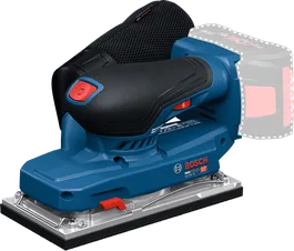 เครื่องขัดกระดาษทรายแบบสั่น Bosch GSS18V-18 พร้อมด้ามจับตามหลักสรีรศาสตร์.