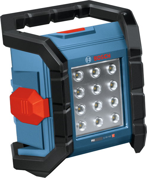 ไฟส่องสว่างหน้างานไร้สาย Bosch GLI18V-1500 พร้อมแผง LED.