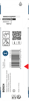 ดอกสว่านกระแทก Bosch PRO Metal HSS-G ขนาด 3x33x72 มม. บรรจุในกล่อง.