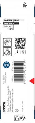 ดอกสว่านกระแทก Bosch PRO Metal HSS-G ขนาด 4x43x83 มม.