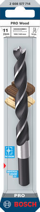 ดอกสว่านเจาะปลายแหลม Bosch PRO Wood ขนาด 11 มม.