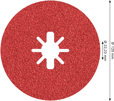 Bosch PRO R780 X-Lock จานดิสก์ไฟเบอร์ 125 มม. G36.
