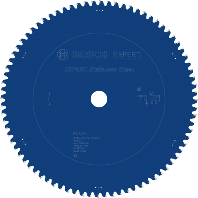 ใบเลื่อยวงเดือนสแตนเลส Bosch EXPERT 80 ฟัน.