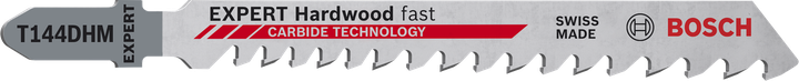 ใบเลื่อยจิ๊กซอว์คาร์ไบด์ Bosch EXPERT Hardwood Fast T144DHM.
