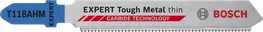 ใบเลื่อยจิ๊กซอว์ Bosch EXPERT Tough Metal T118AHM ฟันคาร์ไบด์.