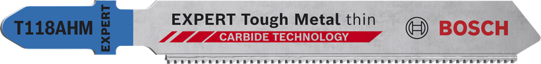ใบเลื่อยจิ๊กซอว์ Bosch EXPERT Tough Metal T118AHM ฟันคาร์ไบด์.