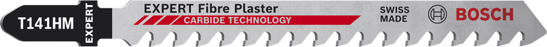 ใบเลื่อยจิ๊กซอว์ Bosch EXPERT Fiber Plaster T141HM พร้อมฟันคาร์ไบด์.