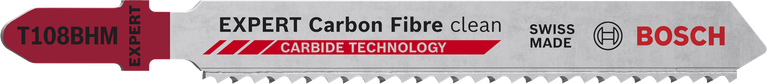 ใบเลื่อยจิ๊กซอว์ Bosch EXPERT คาร์บอนไฟเบอร์พร้อมฟันคาร์ไบด์.