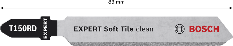 ใบเลื่อยจิ๊กซอว์เพชร Bosch EXPERT Soft Tile Clean T150RD.