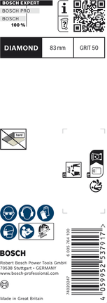 ใบเลื่อยจิ๊กซอว์เพชร Bosch EXPERT Soft Tile Clean T150RD.