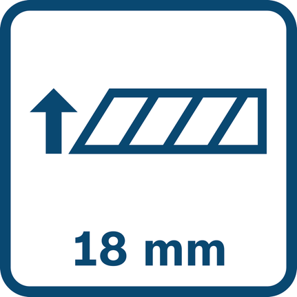 ขนาดใบมีด 18 มม.