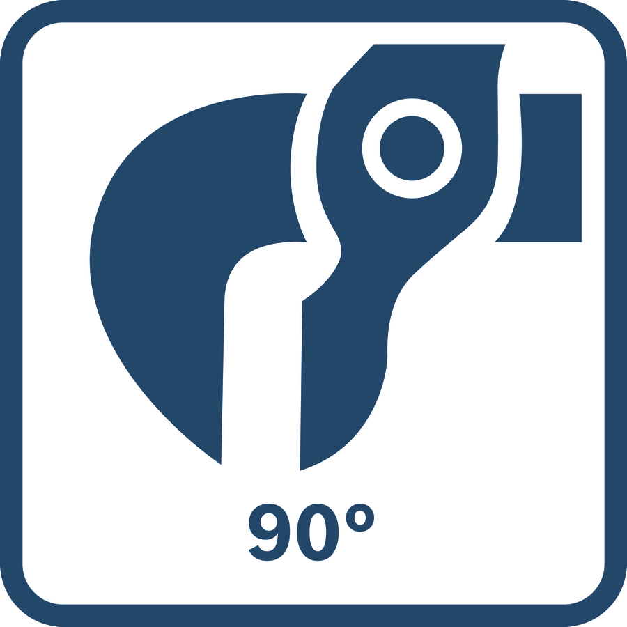 ประแจขันท่อหัวฉากสุขภัณฑ์ 90° 420 มม. Professional