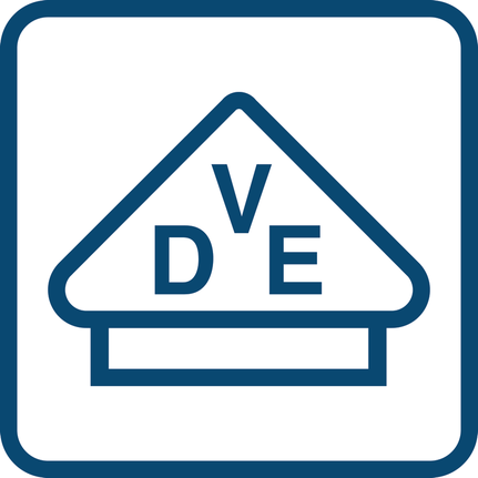 ได้รับการรับรองมาตรฐาน VDE แล้ว