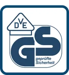 ผ่านการทดสอบความปลอดภัยตามมาตรฐาน VDE GS แล้ว