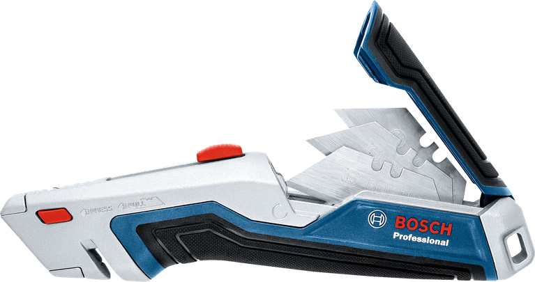 มีดอเนกประสงค์แบบพับเก็บได้ พร้อมใบมีดสำรองเก็บอยู่ภายในด้ามจับ