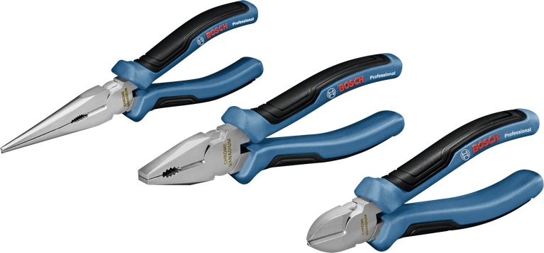 ชุดคีม Bosch 3 ชิ้น พร้อมด้ามจับอเนกประสงค์