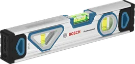 ระดับน้ำแม่เหล็กแบบกล่อง Bosch ขนาด 25 ซม. ตัวเรือนอะลูมิเนียม