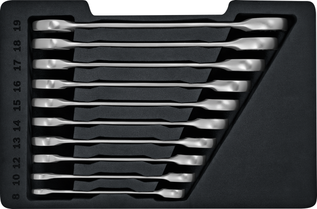 ชุดประแจวงล้อ Bosch 10 ชิ้น บรรจุในถาด