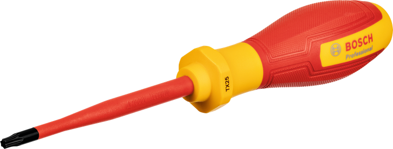 ไขควง Bosch VDE รุ่น TX25x100 ด้ามจับหุ้มฉนวน