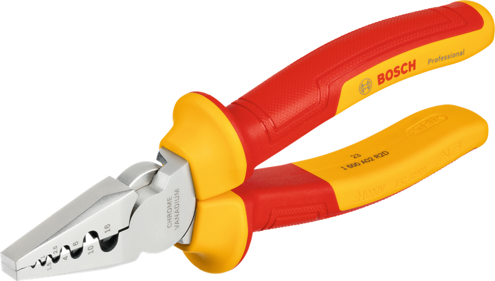 คีมย้ำสายไฟ VDE ขนาด 180 มม. Professional