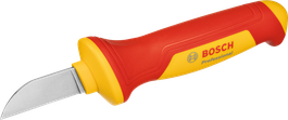 มีดตัดสายไฟ Bosch VDE ด้ามจับหุ้มฉนวนสีแดงและเหลือง