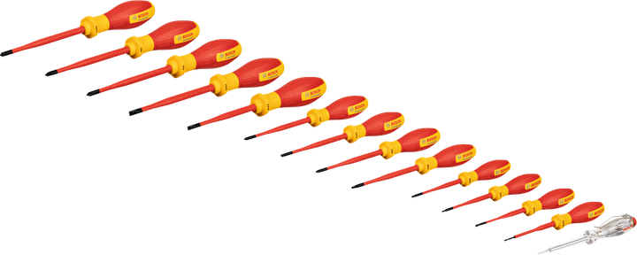 ชุดไขควงผสม VDE 14 ชิ้น Professional