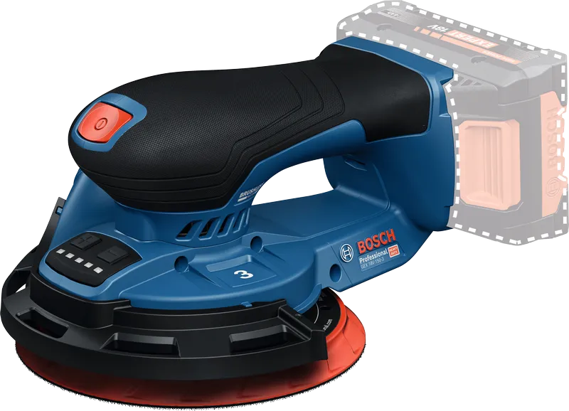 เครื่องขัดกระดาษทรายแบบวงโคจรไร้สาย Bosch GEX 18V-150-3