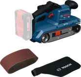 เครื่องขัดสายพานไร้สาย Bosch GBS 18V-75 พร้อมสายพานขัดและถุงเก็บฝุ่น