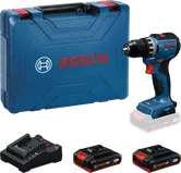 ชุดสว่านไร้สาย Bosch GSR 18V-52 พร้อมกล่องเก็บ แบตเตอรี่ และที่ชาร์จ