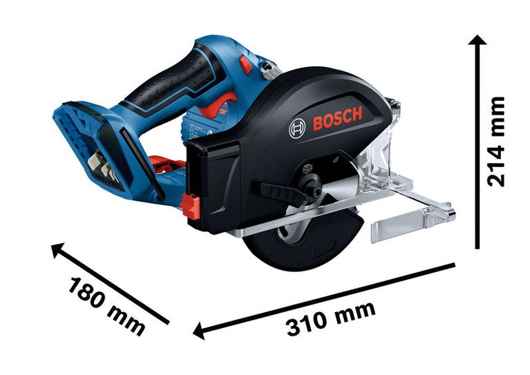 เลื่อยวงเดือนไร้สาย Bosch GKM 18V-50 ความยาว 310 มม.