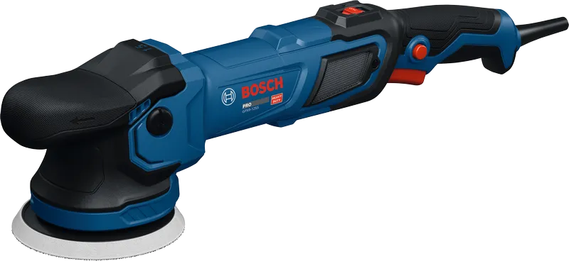 เครื่องขัดเงา Bosch GPX9-125S พร้อมด้ามจับที่ออกแบบตามหลักสรีรศาสตร์